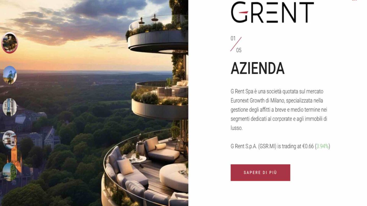 G rent rinnova il sito web