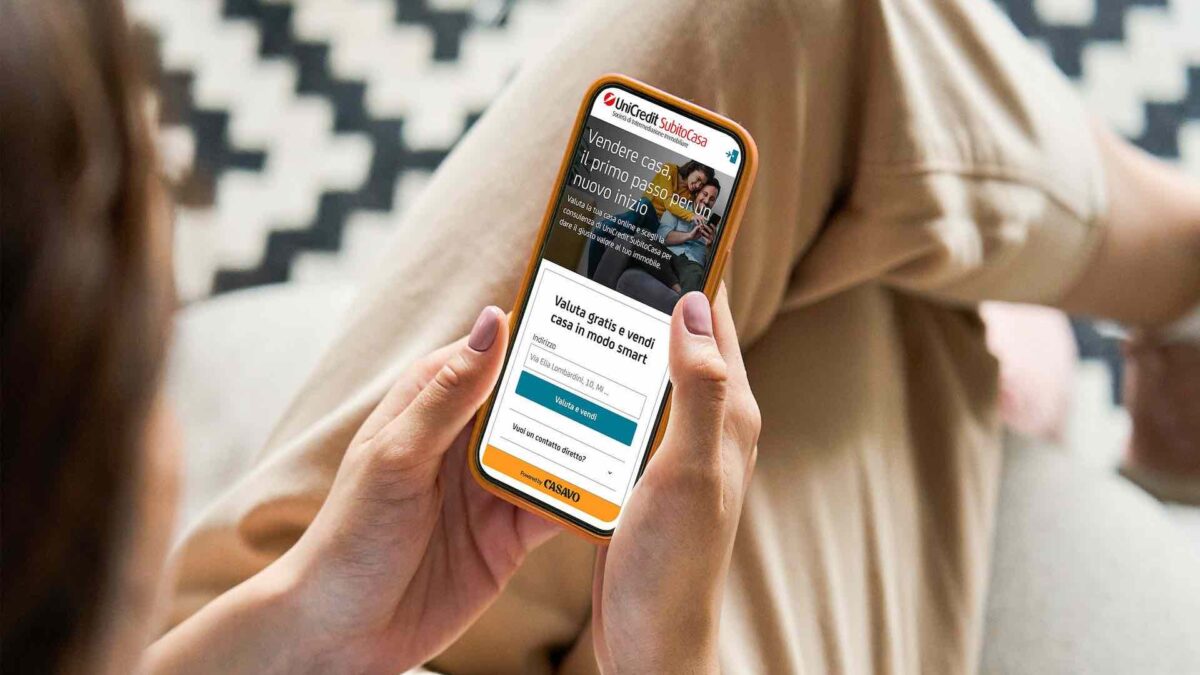 Unicredit SubitoCasa integra l’algoritmo Casavo per la valutazione immobiliare
