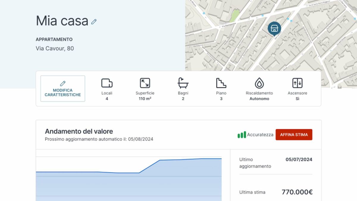 immobiliare.it lancia Mia casa per monitorare il valore del proprio immobile