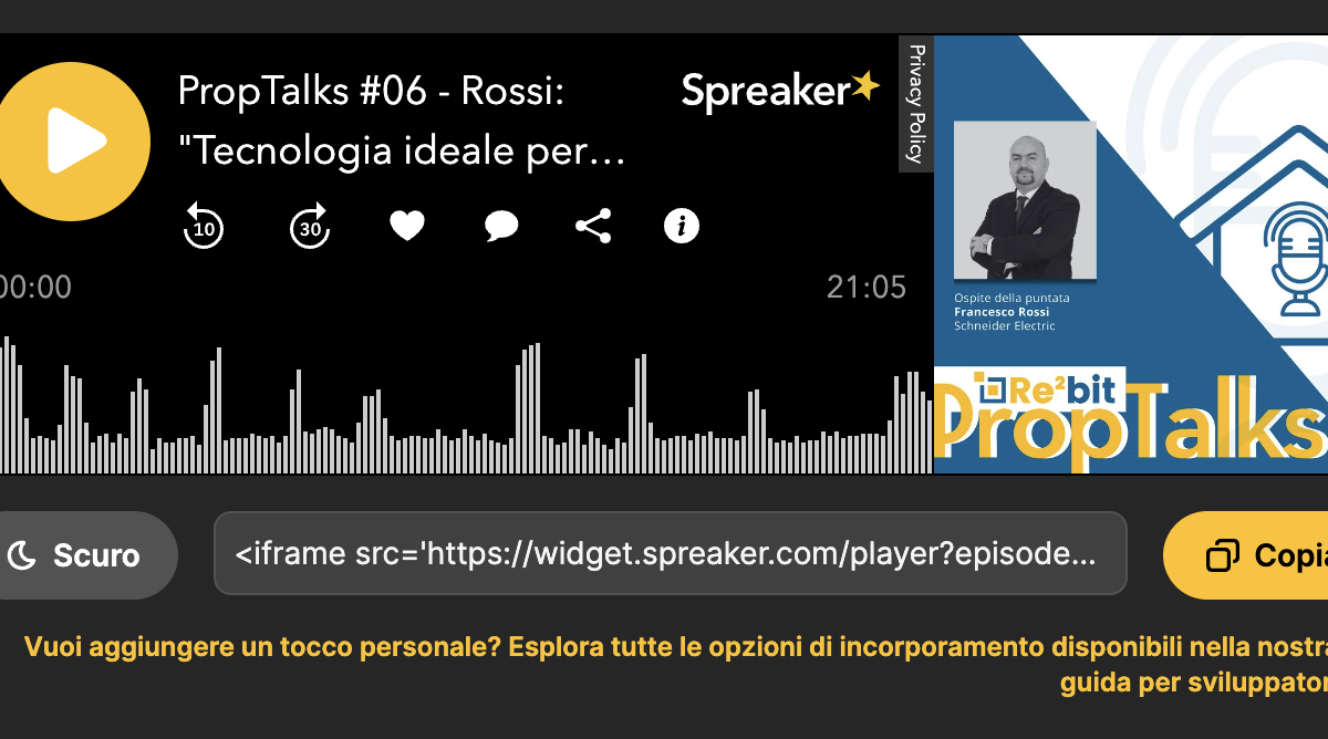 PropTalks #06 – Rossi: “Tecnologia per adattarsi a una domanda real estate in continuo mutamento”