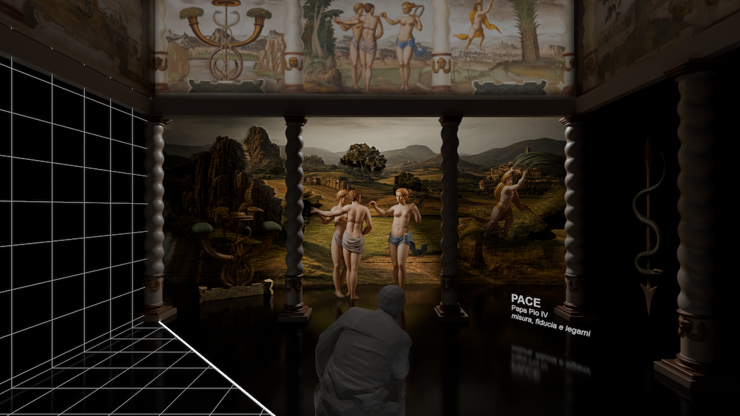Riapre la Sala degli Emblemi del castello di Melegnano con la VR